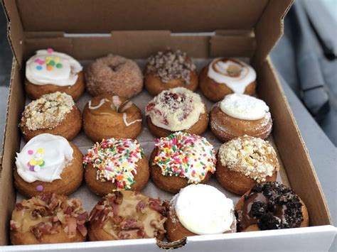 Davinci donuts - Sprinkles. It's hard to find a customer that doesn't love our sprinkle donuts! Soft, sweet donuts topped with vanilla icing and as many sprinkles as possible means a whole lot of flavor in one tiny treat. 